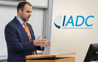 Zachary Greenbaum presents at International Association of Defense Counsel 50th Annual Trial Academy
